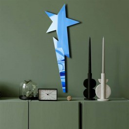 Wall Mirror 587MRX1177 24x60cm Blue Wallity BLUE