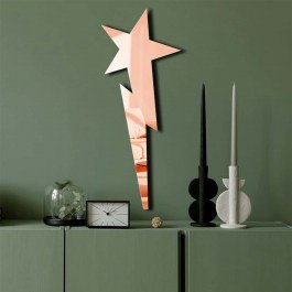 Wall Mirror 587MRX1217 24x60cm Rose Gold Wallity ROSE GOLD