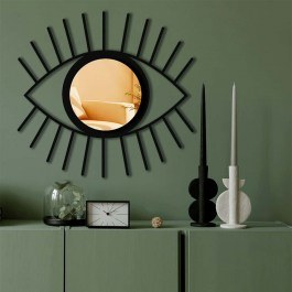Wall Mirror 587MRX1138 48x45cm Black-Gold Wallity BLACK-GOLD