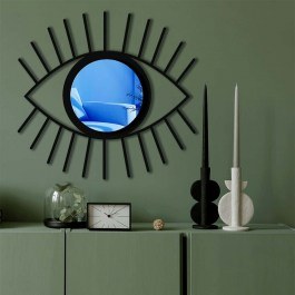Wall Mirror 587MRX1179 48x45cm Black-Blue Wallity BLACK-BLUE