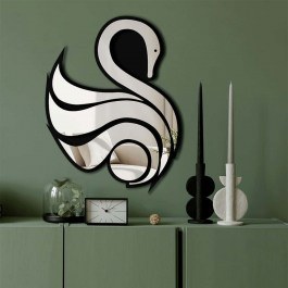 Wall Mirror 587MRX1121 36x48cm Black-Silver Wallity BLACK-SILVER