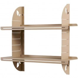 Wall Shelf 274STL1112 70x60cm Taupe TAUPE