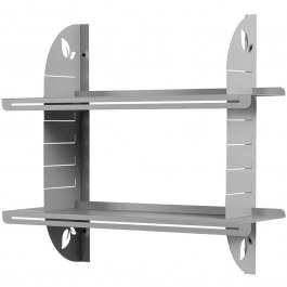 Wall Shelf 274STL1113 70x60cm Grey GREY