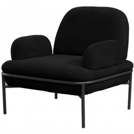 Πολυθρόνα Aster Teddy 531ALN1106 85x53x80cm Black BLACK