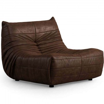 Πολυθρόνα Bocek 560ARE5227 100x90x80cm Brown