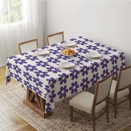 Τραπεζομάντηλο 154DMD1135 Purple-White Hermia WHITE-PURPLE