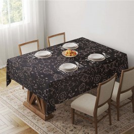 Τραπεζομάντηλο 154DMD1153 Black-Beige Hermia BLACK-BEIGE