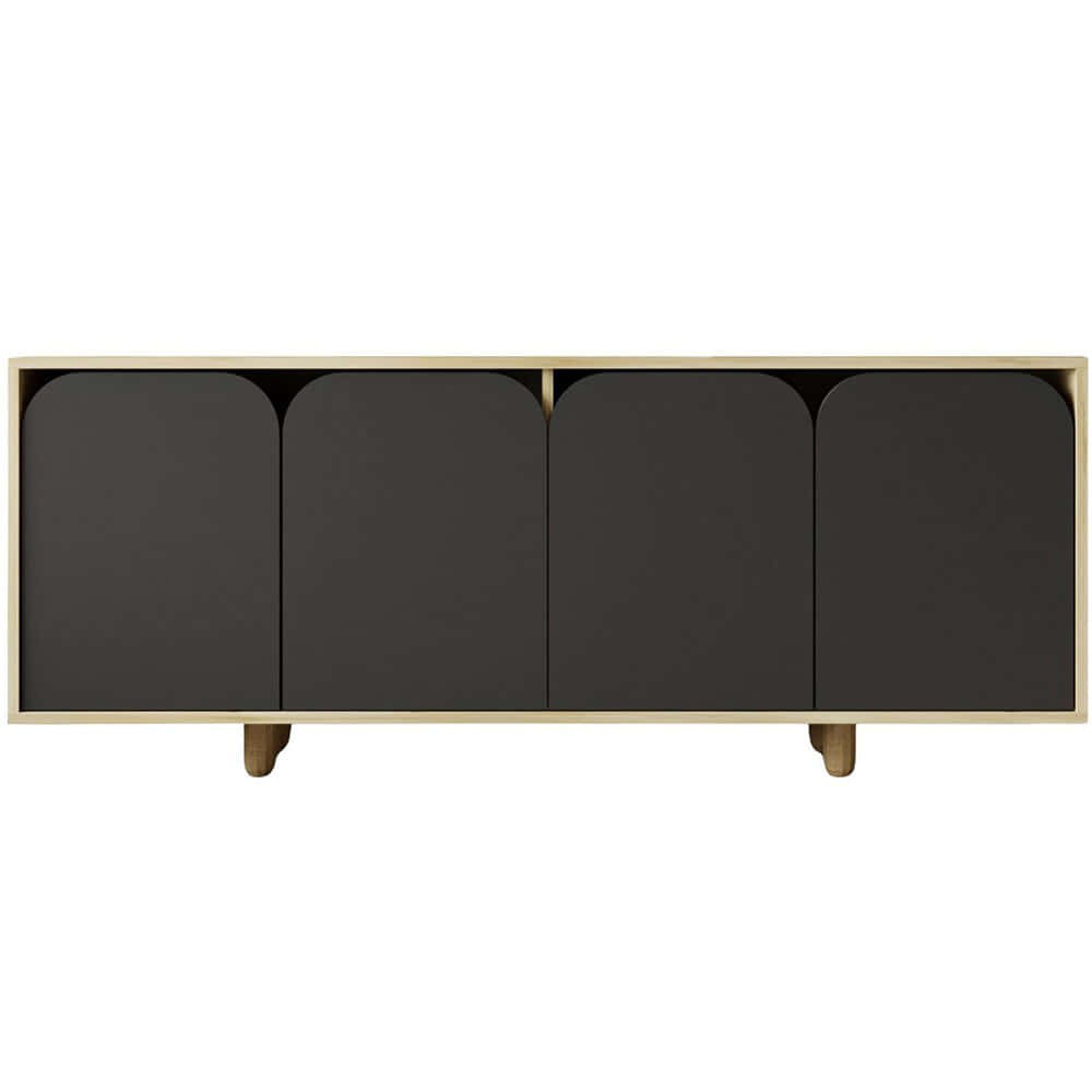 Μπουφές Lazio Bohem 469ORN1513 180x45x75cm Oak-Anthracite