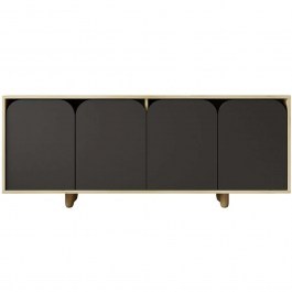 Μπουφές Lazio Bohem 469ORN1513 180x45x75cm Oak-Anthracite ANTHRACITE-OAK