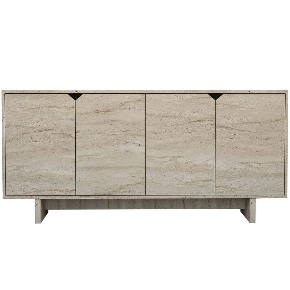 Μπουφές Turan 360ALE1111 180x40x80,6cm Travertine Beige
