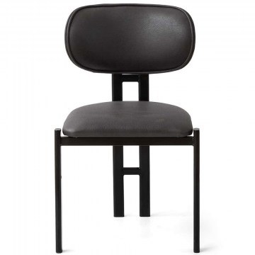 Καρέκλα Muriz (Σετ 2Τμχ) 974NMB1973 43x47,5x83cm Anthracite-Black