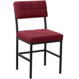 Καρέκλα Dubai 225ALN1109 40x40x82cm Burgundy BURGUNDY