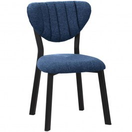 Chair Elma 225ALN1106 47x45x85cm Navy Blue NAVY BLUE
