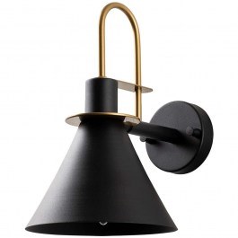 Wall Lamp - Sconce Arco 892OPV2401 19x26x32cm 1xE14 40W Black Opviq BLACK