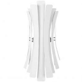 Φωτιστικό Τοίχου - Απλίκα Linea 892OPV3104 17x16x48cm 2xE14 40W White Opviq WHITE