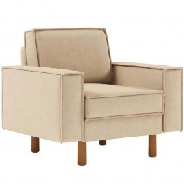 Πολυθρόνα Αδιάβροχη Sparrow 918CMF1183 108x87x89cm Sand-Walnut SAND