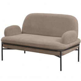 Two-Seater Sofa Aster 531ALN1303 140x53x80cm Cappuccino CAPPUCCINO