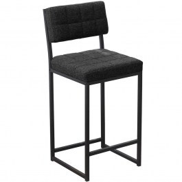 Bar Stool Retro 225ALN1115 40x40x98cm Anthracite ANTHRACITE