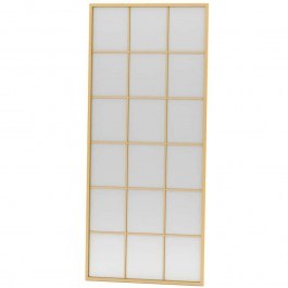 Καθρέπτης Δαπέδου - Τοίχου Karex 985ETR1119 80x180cm Gold Hanah Home GOLD