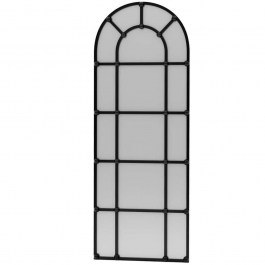 Floor - Wall Mirror Ovalis Dar 985ETR1112 70x180cm Black Hanah Home BLACK