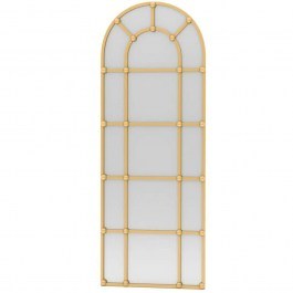 Floor - Wall Mirror Ovalis Dar 985ETR1111 70x180cm Gold Hanah Home GOLD