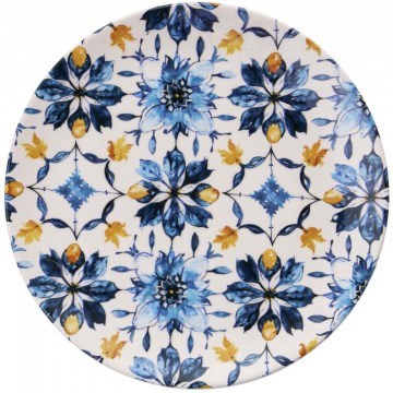 Πιάτο Γλυκού Complex Flower (Σετ 6Τμχ) 471PST1144 19,3x19,3x2cm Multi Hermia