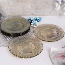 Dessert Plate Belinda (Set 6Pcs) 330SBL1117 21cm Fume Hermia FUME