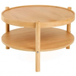 Coffee Table Monza 643MRL1101 D80x48cm Oak OAK