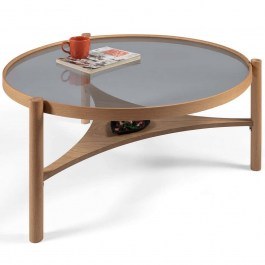 Coffee Table Clover 643MRL1111 100x100x46cm Oak OAK