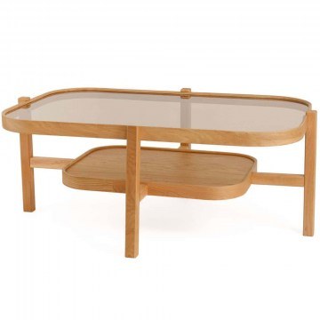 Τραπέζι Σαλονιού Godiva 643MRL1107 110x70x48cm Oak