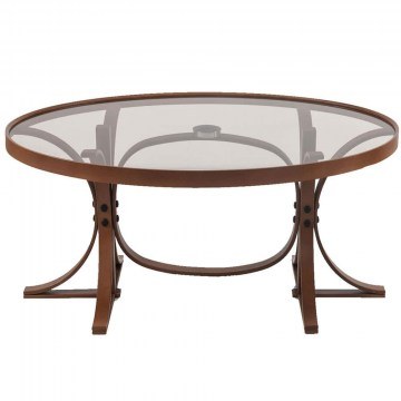Τραπέζι Σαλονιού Buket 643MRL1110 112x78x47cm Walnut