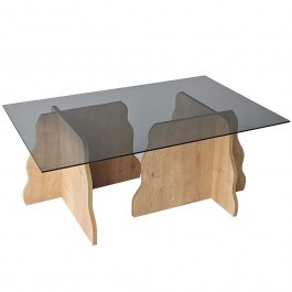 Coffee Table Canyon 552NOS1492 105x65x40cm Oak-Fume OAK-FUME