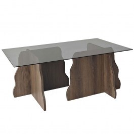 Coffee Table Canyon 552NOS2288 105x65x40cm Walnut-Fume FUME-WALNUT