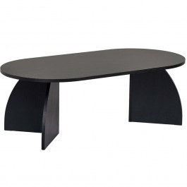 Coffee Table Melina 632NRD1104 120x60x40cm Wood Black BLACK