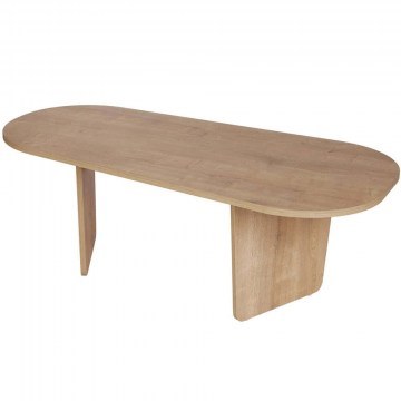 Τραπέζι Σαλονιού Ovalis 838NRD1108 130x65x40cm Oak