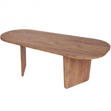 Τραπέζι Σαλονιού Ovalis 838NRD1109 130x65x40cm Natural Pine