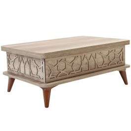 Extendable Coffee Table Ada 331KVN1137 90x60x38cm Alaska Oak OAK