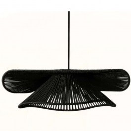 Φωτιστικό Οροφής 687HMY2512 Φ50x52cm 1xE27 40W Black Opviq BLACK