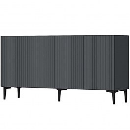 Μπουφές Zeynep 555CHM1333 150x32x75cm Anthracite ANTHRACITE