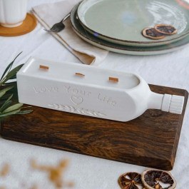 Scented Candle Ers 648CRS1101 25x6,5cm White Aberto Design WHITE