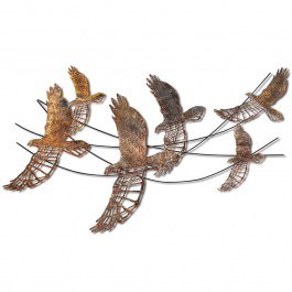 Wall Decorative Bys 891TNL2472 90x4x56cm Rust Wallity RUST