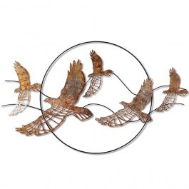 Wall Decorative Bys 891TNL2474 91x4x55cm Rust Wallity RUST