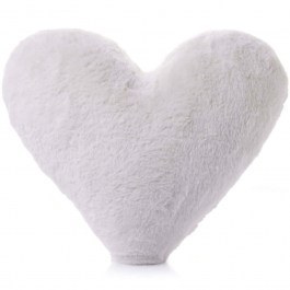 Μαξιλάρι Διακοσμητικό (Με Γέμιση) Heart 150CRG1183 White Aberto Design WHITE