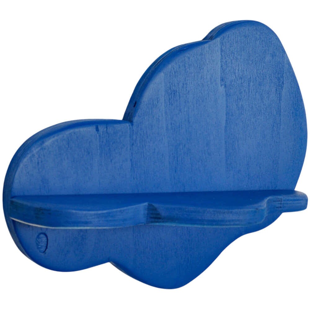 Ράφι Τοίχου 792EVL2957 35x11x25cm Blue