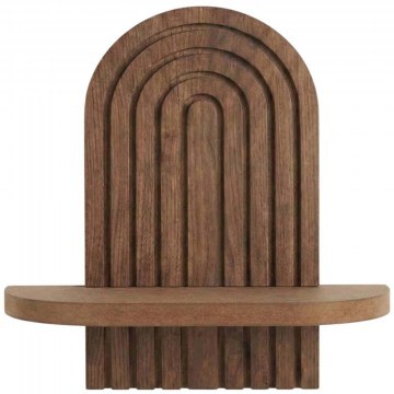 Wall Shelf Art 173ALF1103 20x13x35cm Wenge