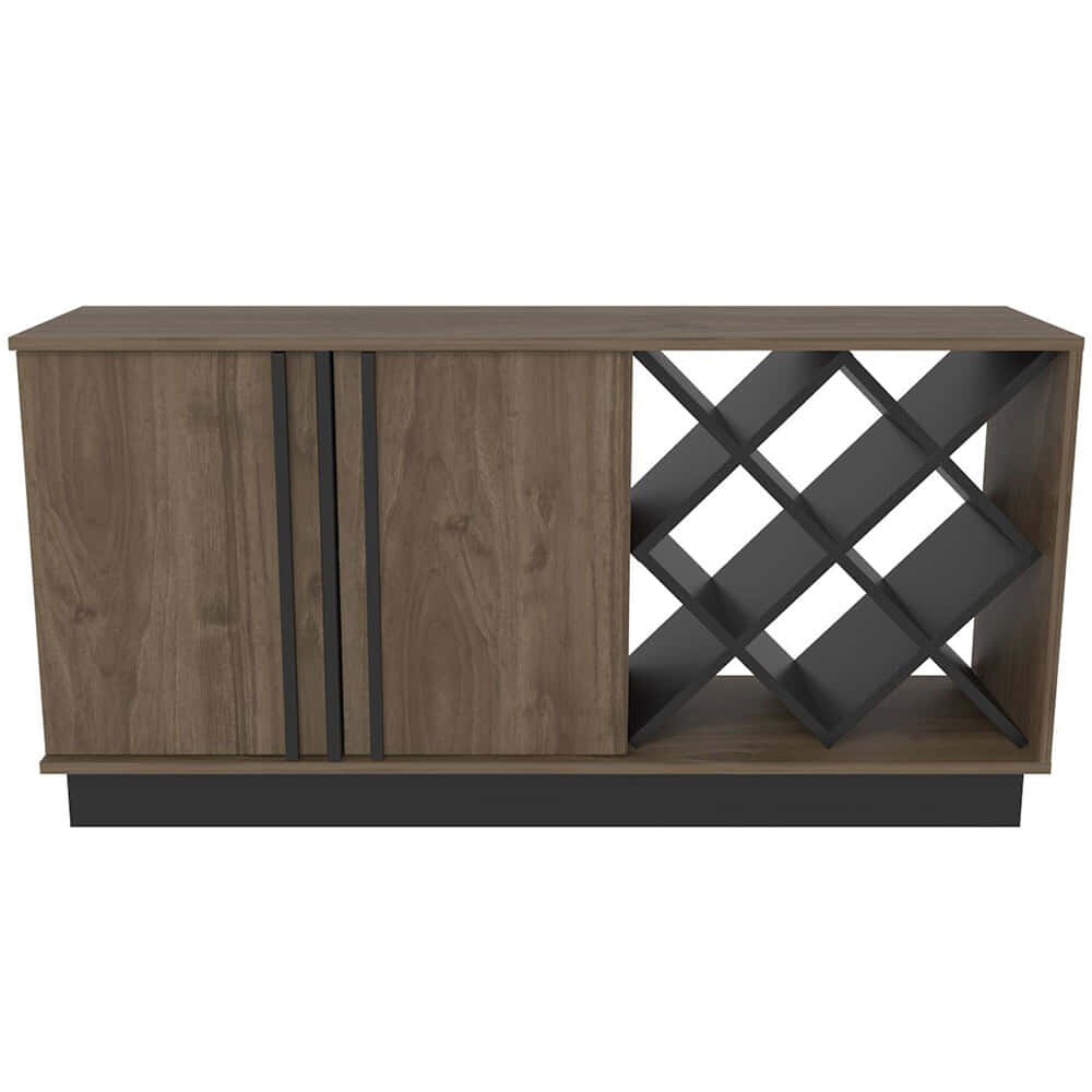 Μπουφές Luna 875ZNA3522 148x40x70cm Walnut-Black