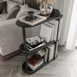 Side Table Kaiteki 282PTR1576 24x8x82cm Black BLACK