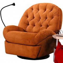 Relax Armchair Dream Electric 752EST1510 80x80x100cm Tile Red TILE
