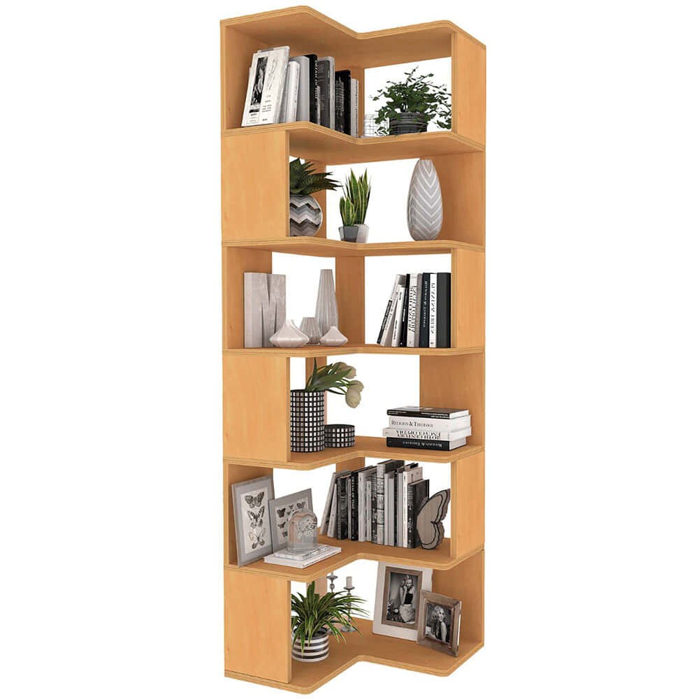 Βιβλιοθήκη 120PLT1504 55x27,5x192cm Teak