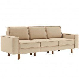 Καναπές Τριθέσιος Sparrow Extra 918CMF1247 238x87x89cm Sand-Walnut SAND